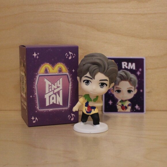 McDonald's Other - McDonald's Tiny Tan BTS Happy Meal Toy - RM Throwback Edition